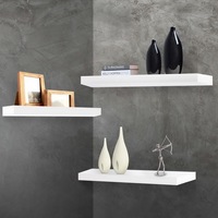 Artiss Floating Wall Shelf Set of 3 White