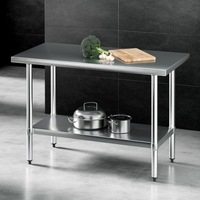 Cefito 1219x610mm Stainless Steel Kitchen Bench 430