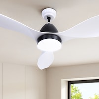 Devanti 48'' Ceiling Fan DC Motor w/Light w/Remote - White