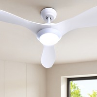 Devanti 52'' Ceiling Fan DC Motor w/Light w/Remote - White