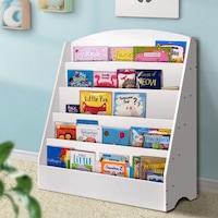 Keezi 5 Tiers Kids Bookshelf Magazine Rack Shelf Organiser Bookcase Display