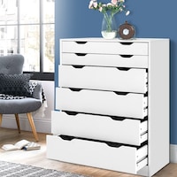 Artiss 6 Chest of Drawers - MYLA White