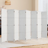 Artiss 8 Panel Room Divider Screen 326x170cm Woven White