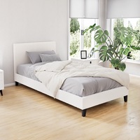 Artiss Upholstered Bed Frame King Single