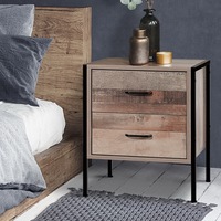 Artiss 2 Drawer Bedside Table