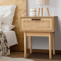 45cm Artiss Bedside Tables Side Table 1 Drawer Nightstand