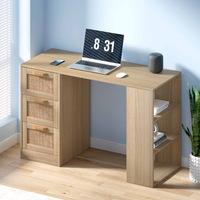 Artiss Computer Desk Drawer Shelf Cabinet Oak 120CM