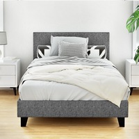 Artiss Bed Frame King Single Size Grey NEO