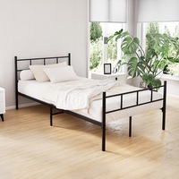 Artiss Metal Bed Frame Queen Double King Single Size Base Platform Bedroom Bed