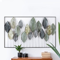 Artiss Metal Wall Art Leaf Hanging Sculpture