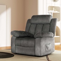 Artiss Recliner Chair Electric Massage Heated Chair Grey
