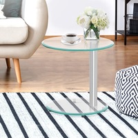 45cm Artiss Coffee Table Glass