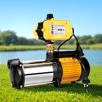 Giantz Garden Water Pump High Pressure 2500W Multi Stage Tank Rain Irrigation Yellow