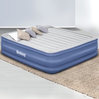 Bestway Air Mattress King Inflatable Bed 56cm Airbed Blue