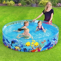 Bestway Kids Pool 183x38cm Round Above Ground Rigid Swimming Pools Undersea 946L