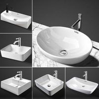Cefito Bathroom Ceramic Basin Vanity Sink Above Counter Top Mount Bowl