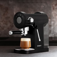 Devanti 20 Bar Coffee Machine Espresso Cafe Maker Black