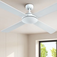 Devanti 52'' Ceiling Fan w/Remote - White