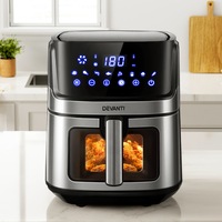 Devanti 6.5L Air Fryer w/ 8 Presets & Viewing Window
