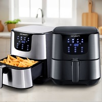 Devanti Air Fryer 7L LCD Fryers Kitchen Oven Airfryer Oil Free Healthy Cooker