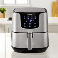 Devanti 7L Stainless Steel Air Fryer