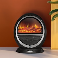 Devanti Electric Fireplace Fire Heaters 1500W