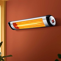 Devanti Electric Radiant Strip Heater Outdoor Indoor Remote Control