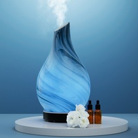 Devanti Ultrasonic Aroma Diffuser Humidifier Glass