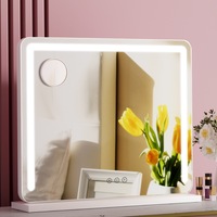 Embellir Makeup Mirror 60x50cm Hollywood Vanity with LED Light Tabletop White