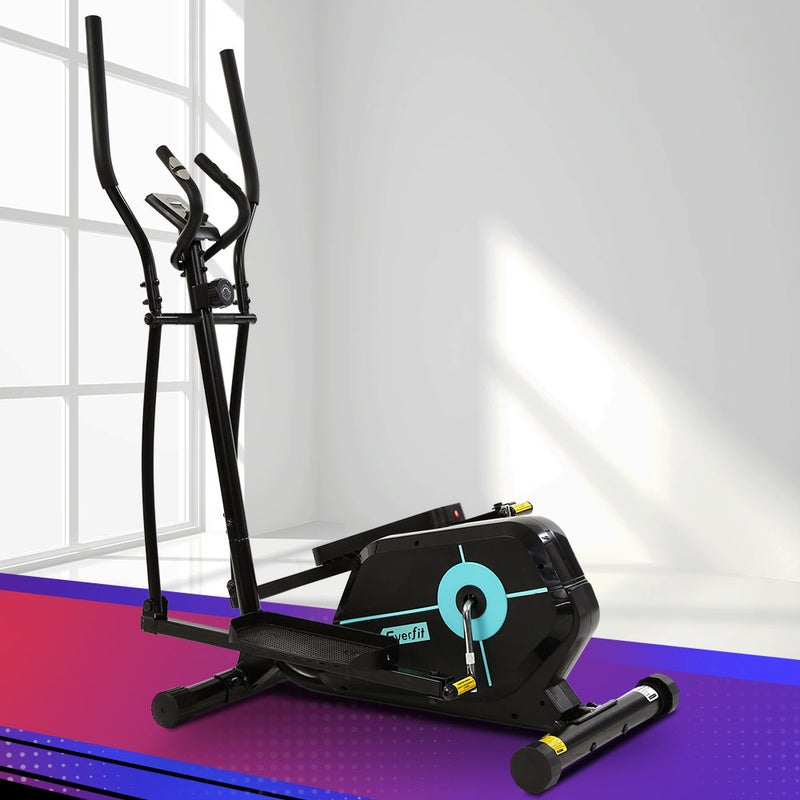 Everfit Exercise Bike Elliptical Cross Trainer Home Gym Fitness Machine Magnetic Australia