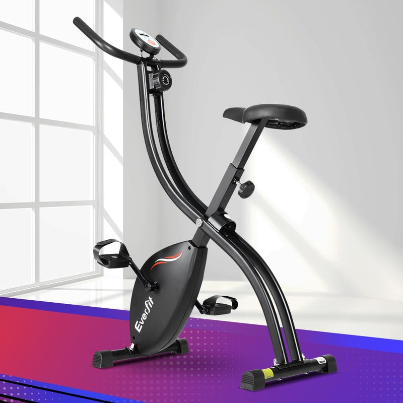Everfit Folding Exercise Bike Magnetic X-Bike Bicycle Indoor Cycling Cardio Australia