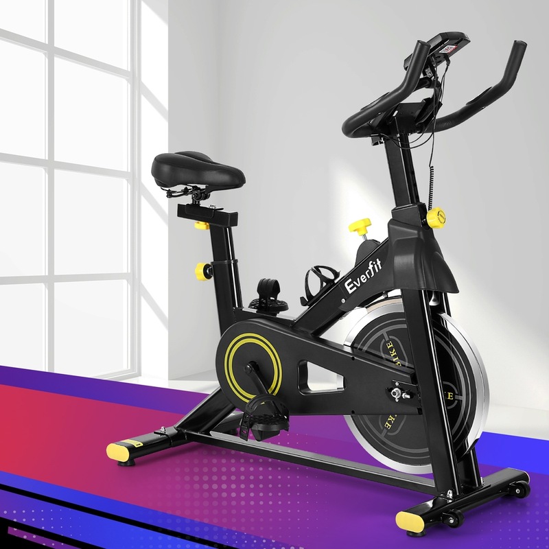 Everfit Spin Bike Exercise Bike Cardio Gym Bluetooth APP Connectable Australia