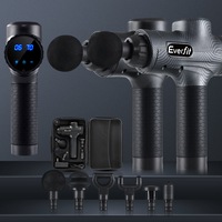 Everfit Massage Gun 6 Heads Vibration Massager Muscle Tissue Percussion Therapy