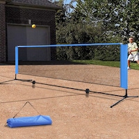 Everfit 3m Badminton Tennis Net Portable Volleyball Kit Adjustable Height