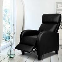 Artiss Armchair Recliner Chair PU Leather Sofa Couch