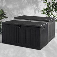 Gardeon Outdoor Storage Box 270L Lockable Garden Deck Shed Tool Organiser
