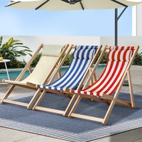 Gardeon Outdoor Chairs Folding Deck Sun Lounge Beach Chair Patio Furniture Pool