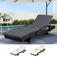 Gardeon Outdoor Furniture Sun Lounge Wicker Lounger Sofa Patio Rattan Day Bed