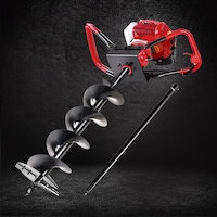 Giantz 80CC Post Hole Digger 200mm Petrol Drill Extension Bits Auger