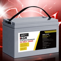 Giantz AGM Deep Cycle Battery 12V Marine Sealed Power Portable Box Solar