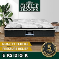 Giselle Bedding 32cm Pocket Spring Foam Mattress - Queen Double King Single - Medium Firm