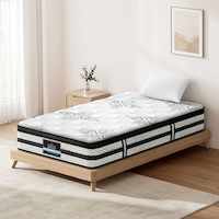 Giselle Bedding 34cm Mattress Euro Top Pocket Spring King Single