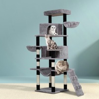 i.Pet Cat Tree Tower Scratching Post Scratcher Wood Condo House Play Bed