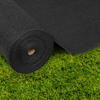 Instahut 50%70%90% UV Sun Shade Cloth Shadecloth Sail Roll Mesh Outdoor Black