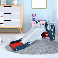 Keezi Kids Slide Set Outdoor Playground Toys Basketball Hoop Ring Indoor Play Activity