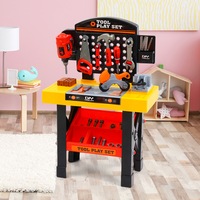 Keezi Kids Tools Workbench Workshop DIY Tool Box