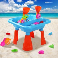 Keezi Kids Sandpit Pretend Play Sets Beach Toys Outdoor Sand Water Table Set