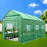 Green Fingers Greenhouse 3.5x2x2M Walk in Green House Tunnel Plant Garden Shed
