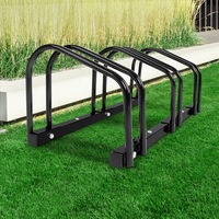 Giantz 3 Bike Stand Rack Bicycle Storage Floor Parking Holder Cycling Black