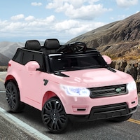 12V Kids Ride On Car Rigo Electric Cars Battery Remote Control Pink